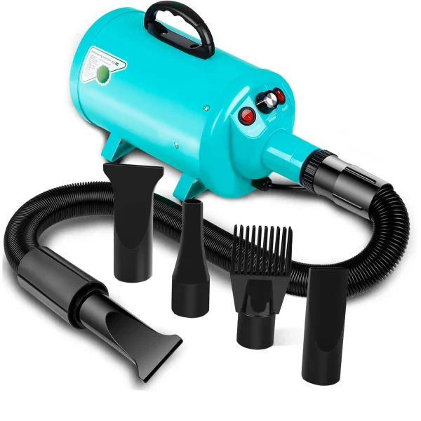 Dog Hair Dryer, 3.8HP 2800W Pet Grooming Blower for Large Dogs