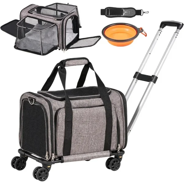 Airline Approved Pet Carrier with Wheels
