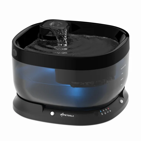 APETDOLA 7L Wireless Dog Water Fountain Auto Sensor Drinking Fountain